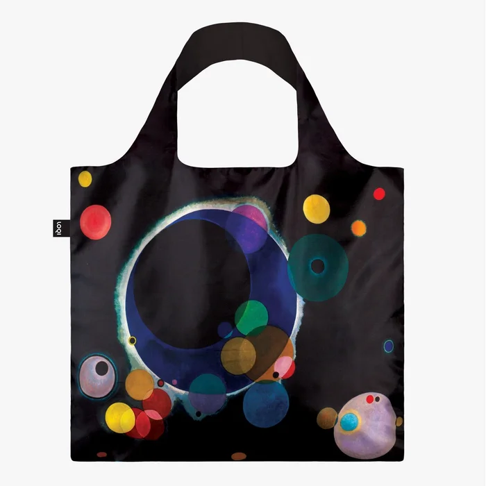 Skládací taška LOQI WASSILY KANDINSKY – Several Circles