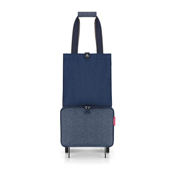 Skládací taška na kolečka Foldabletrolley Reisenthel Herringbone tmavě modrá