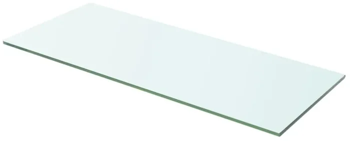 Skleněná policová deska čirá 60x20 cm