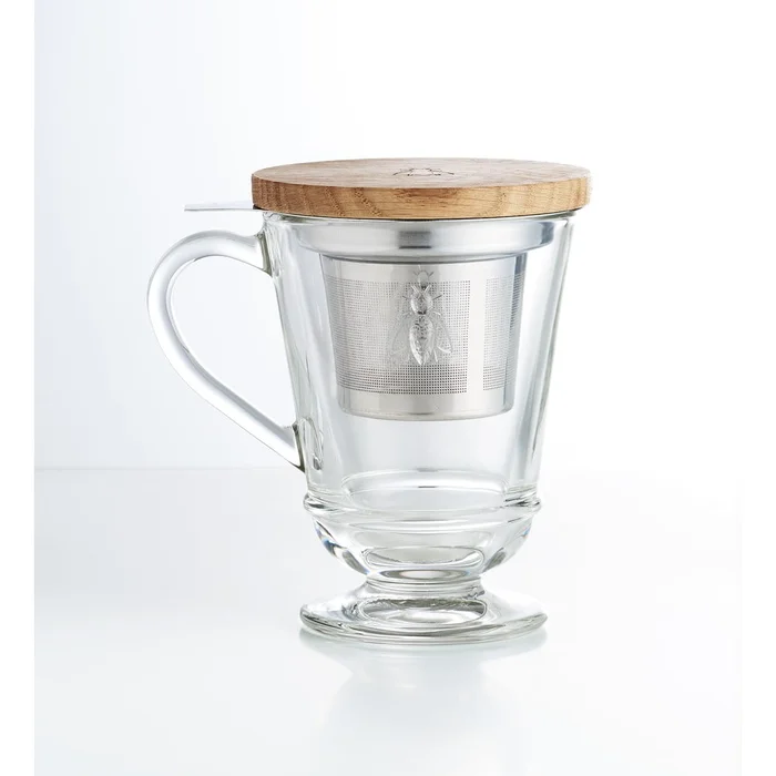 Skleněný hrnek s sítkem 270 ml Abeille