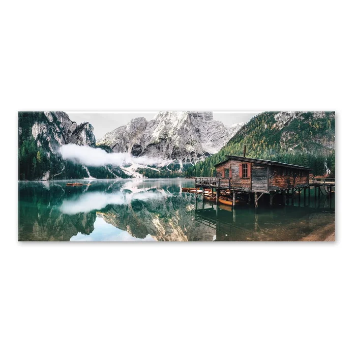Skleněný obraz Tyrol Lake 50x125 cm