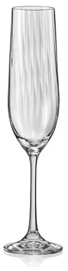Sklenice na sekt WATERFALL 190 ml, sada 6 kusů