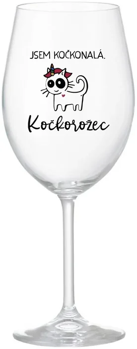 Sklenice na víno Kočkorožec 350 ml