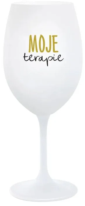 Sklenice na víno MOJE TERAPIE 350 ml