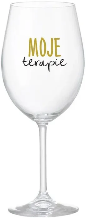 Sklenice na víno MOJE TERAPIE 350 ml