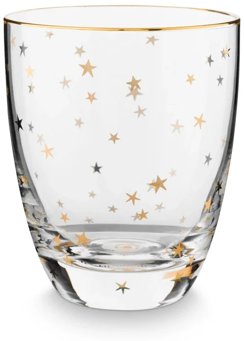 Sklenice na vodu Royal Winter Stars Gold 325ml