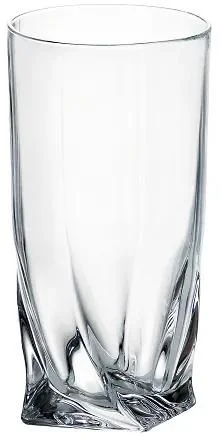 Sklenice Quadro 350 ml, 6 ks