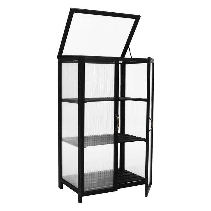 Skleník na balkon MANLO TYP 1 (černý)