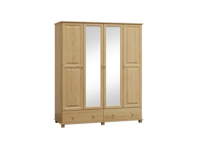 Skříň 4D BHAGIRA, šířka 160 cm, borovice