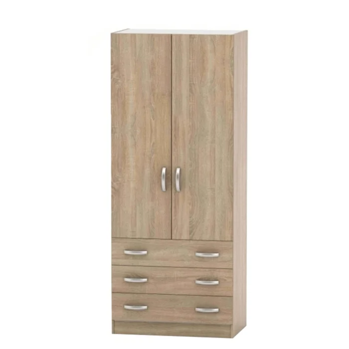 Skříň BETTY 2, dub sonoma, 90×56,6×220 cm