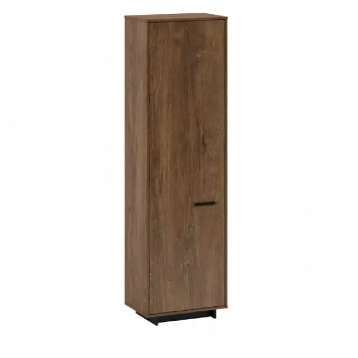 Skříň DELIS V1, levá – dub Bolzano / černá