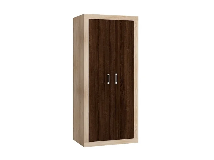Skříň GOUDINI 2D 90x198x60 cm dub sonoma/dub sonoma tmavý