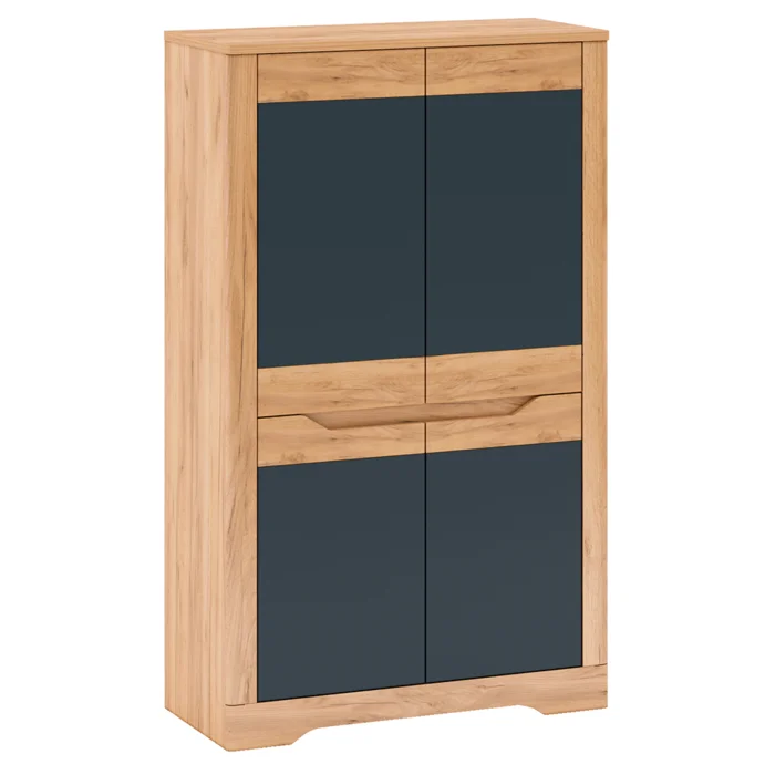 Skříň I dub craft zlatý/grafit šedá