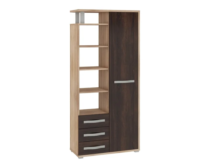 Skříň LEHUA 1D3S dub sonoma