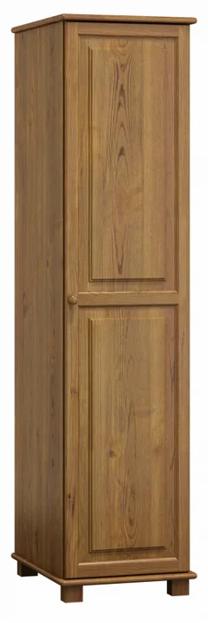 Skříň policová BHAGIRA 1D, borovice, moření dub