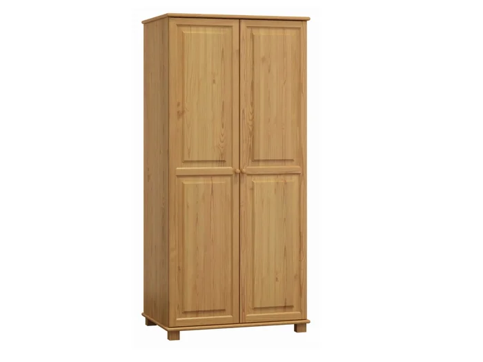 Skříň šatní 2D BHAGIRA 2 – 80 cm, masiv borovice, olše