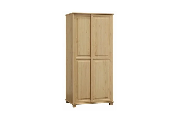 Skříň šatní 2D BHAGIRA 6 – 80 cm, masiv borovice