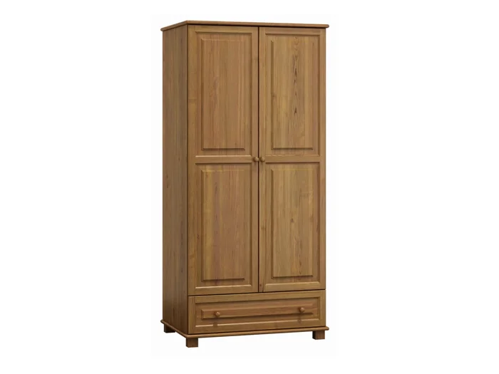 Skříň šatní 2D BHAGIRA 80 cm – borovice, moření dub