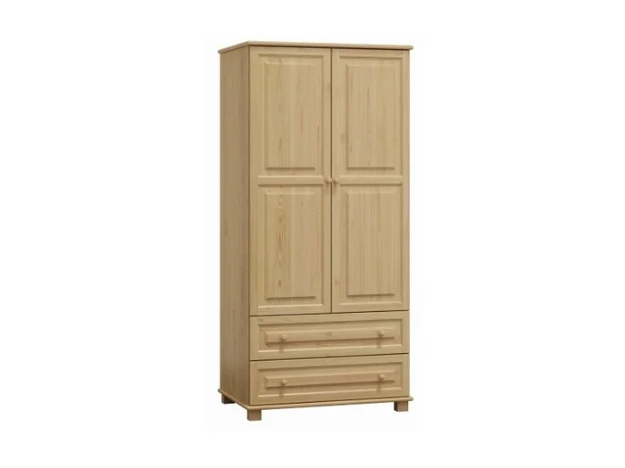 Skříň šatní BHAGIRA 4, 2 dveře, borovice, šířka 90 cm