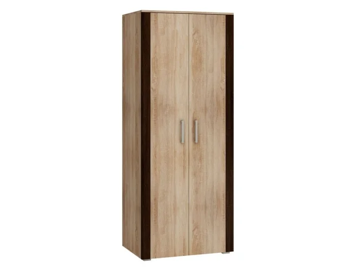 Skříň WUBIN dub sonoma tmavá – 80 x 205 x 56 cm, 5 let záruka