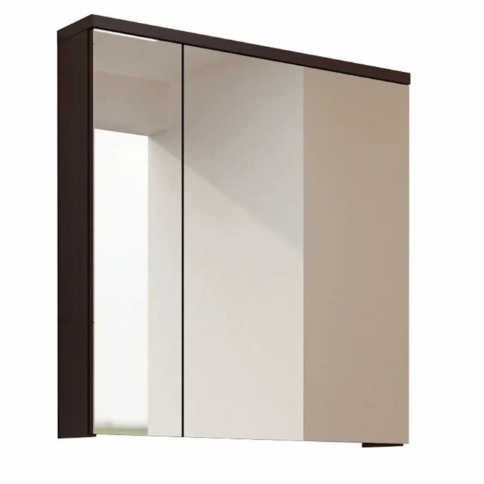 Skříňka se zrcadlem MASON WE14, wenge, 60×17×65 cm