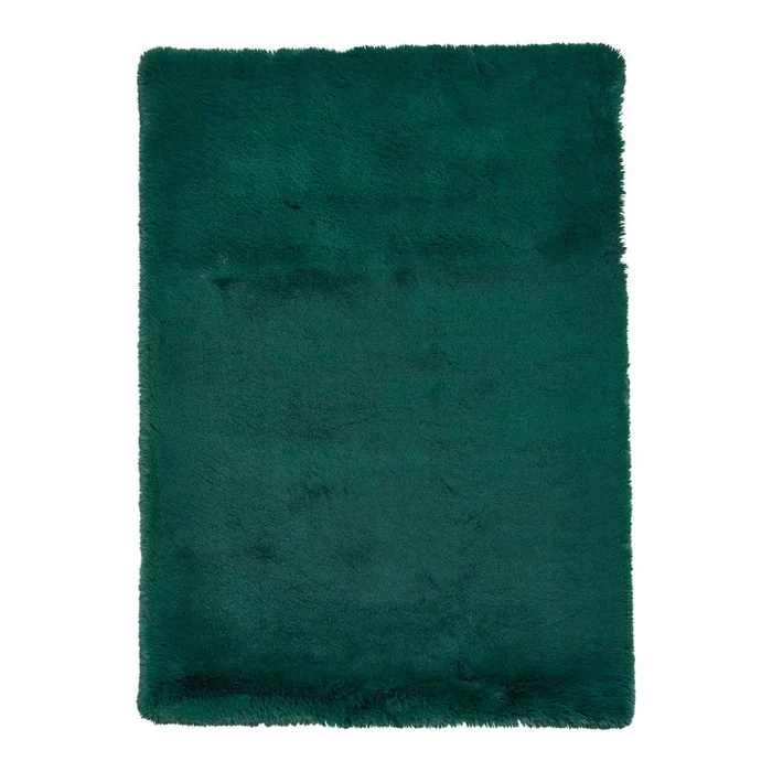 Smaragdově zelený koberec Think Rugs Super Teddy 80x150 cm