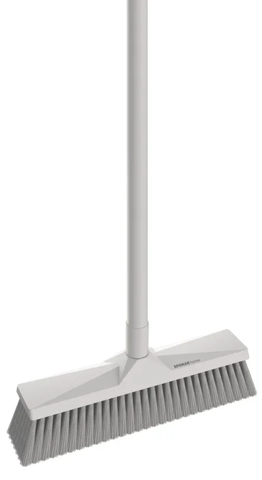 Smeták s holí Spokar Home šedý