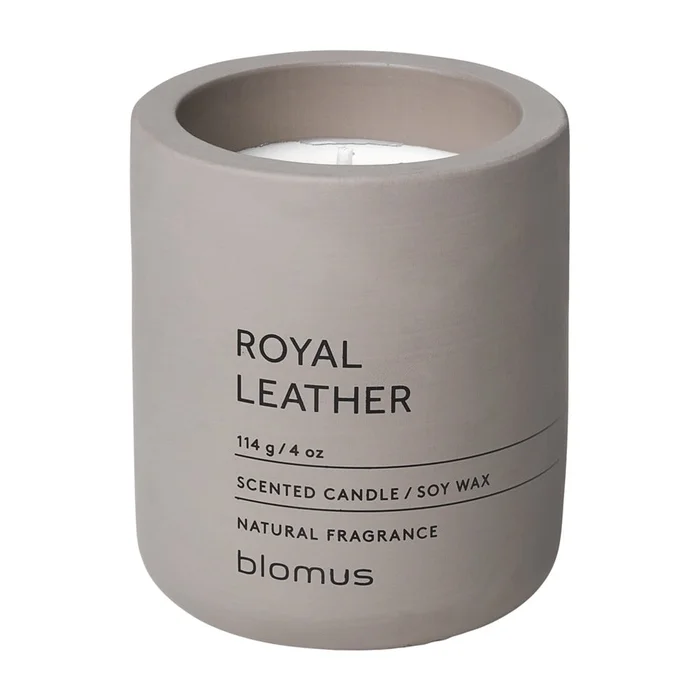 Sojová vonná svíčka Fraga Royal Leather s 24hodinovým hořením