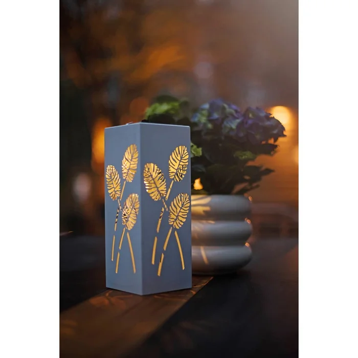 Solární LED dekorace s motivem listů