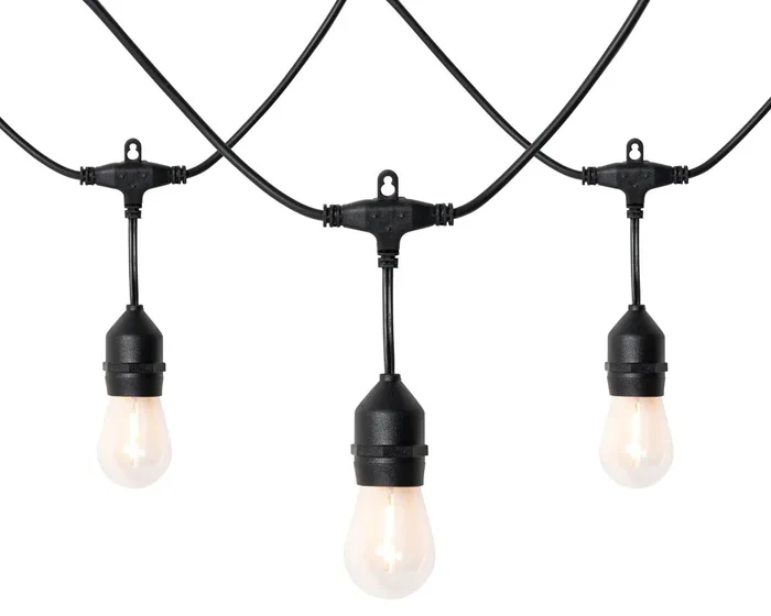 Solární LED světelný řetěz pro zahradu 10m s 10 světly - Russell