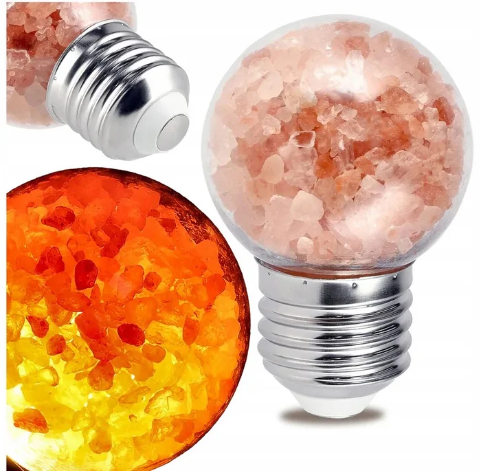 Solná LED žárovka E27 G45 4W na girlandu