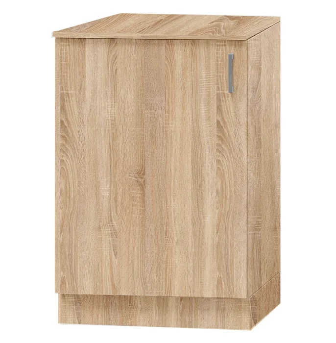 Spodní skříňka 60 cm s pracovní deskou, dub sonoma