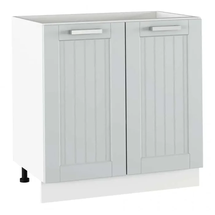 Spodní skříňka JULIA Typ 60 – světle šedá/bílá