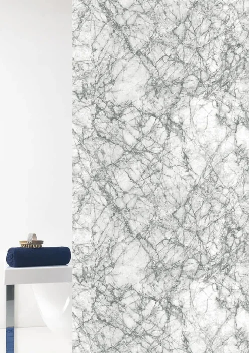 Sprchový závěs MARMOR Šedá 180x200 cm