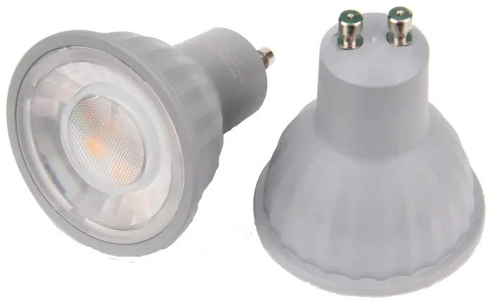 Stmívatelná LED žárovka GU10 - Studená bílá, 7,5W