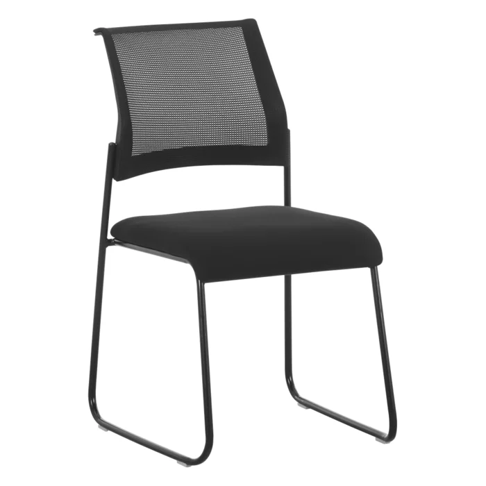 Stohovatelná židle BARIS černá