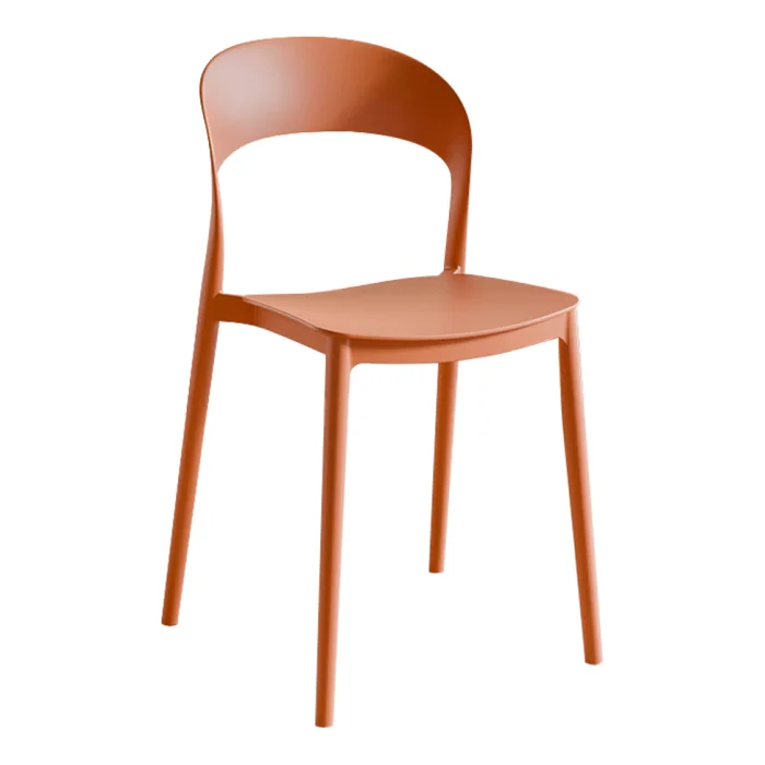 Stohovatelná židle RADANA NEW, oranžová