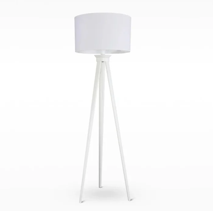Stojací lampa Trion bílá