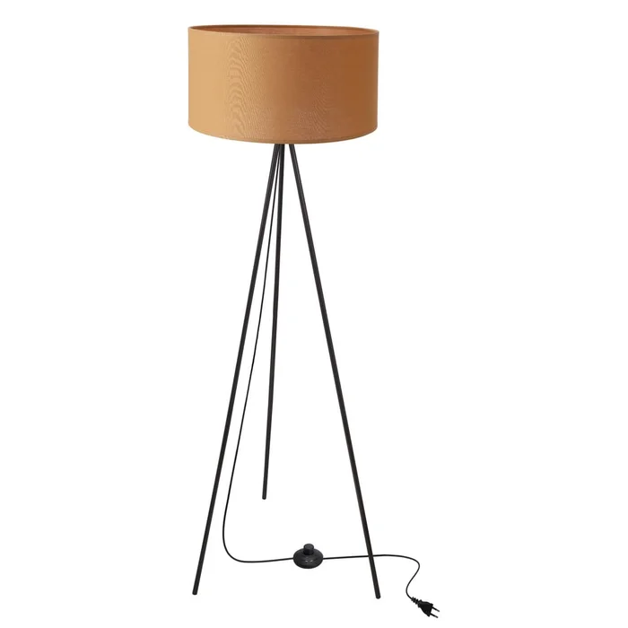 Stojací lampa Vanti s textilním stínidlem