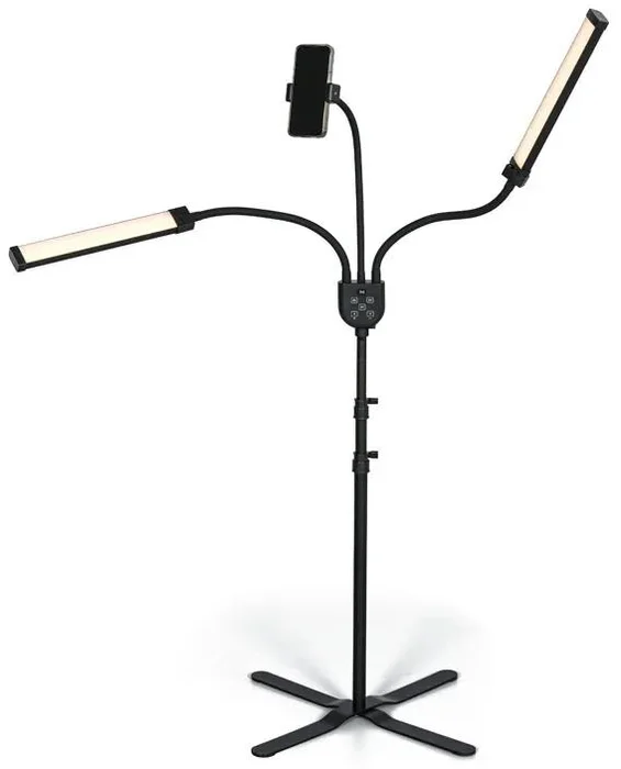 Stojací LED lampa Virtue pro kosmetiku a tvorbu obsahu