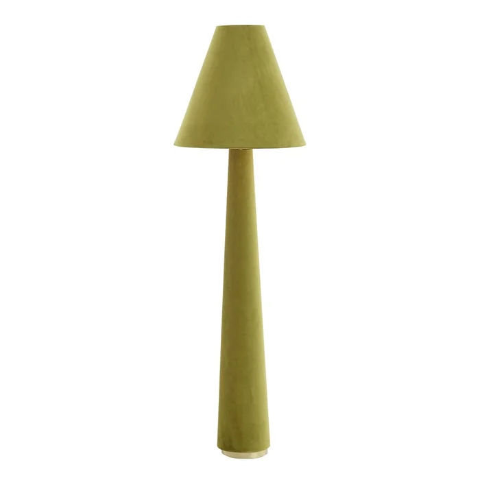 Stojací zelená lampa Devia 168 cm