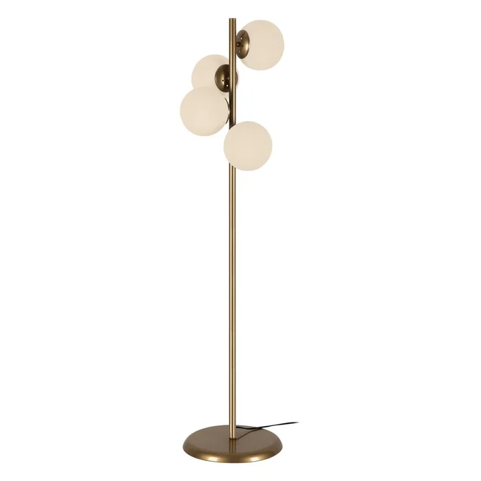 Stojací zlatá lampa Squid Lighting Owl 130 cm
