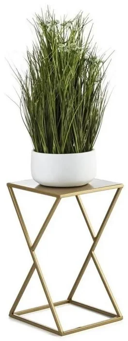 Stojan na květiny LOFT zlatý 40x23,5 cm