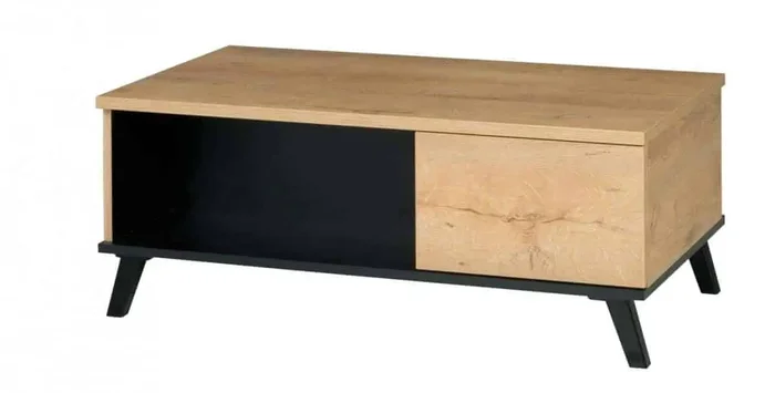 Stolek Jocker R8 dub Lefkas/černá