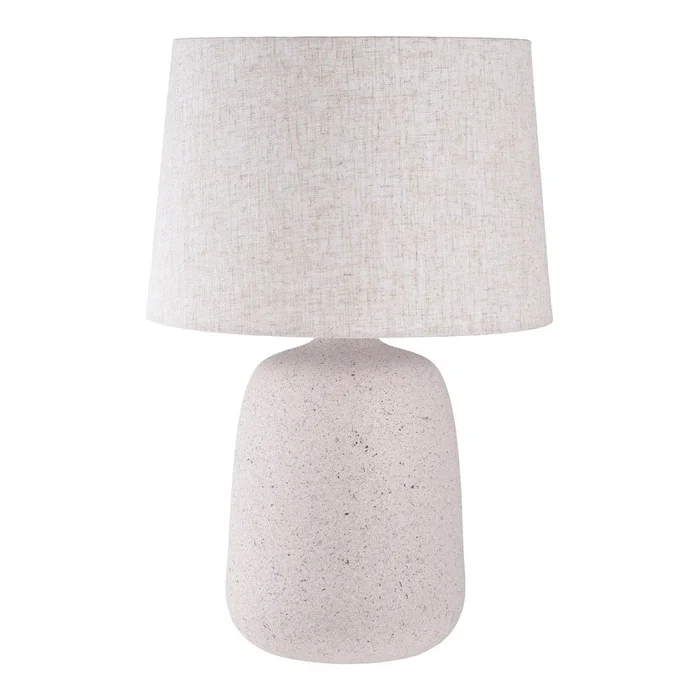 Stolní lampa Croft s textilním stínidlem