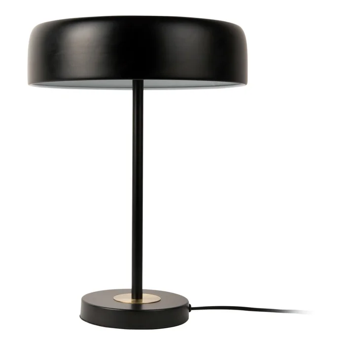 Stolní lampa Gold Disc s kovovým stínidlem