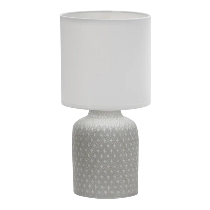 Stolní lampa Iner s textilním stínidlem