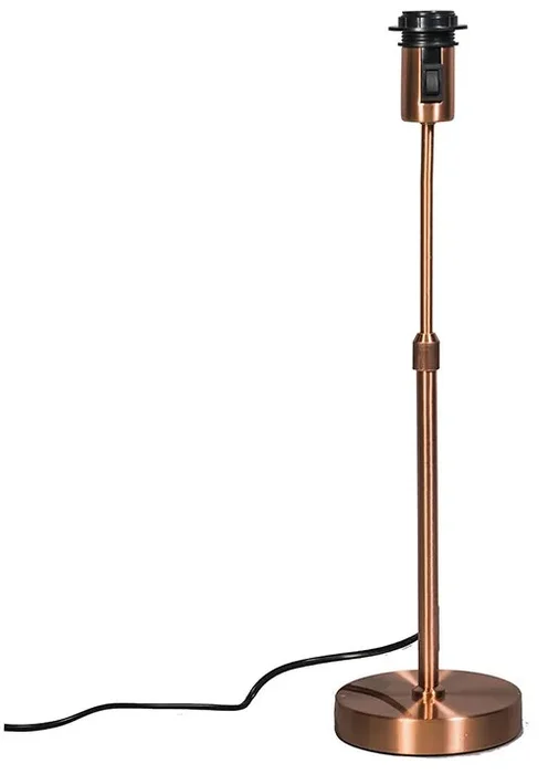 Stolní lampa s nastavitelnou výškou v měděném designu - Parte