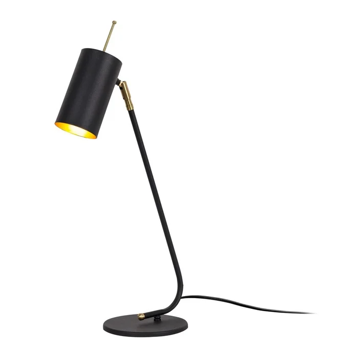 Stolní lampa Sivani s kovovým stínidlem