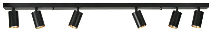 Stropní a nástěnné svítidlo Immax LINEAR PUNTO s možností šesti směrových hlav, GU10, 119 cm